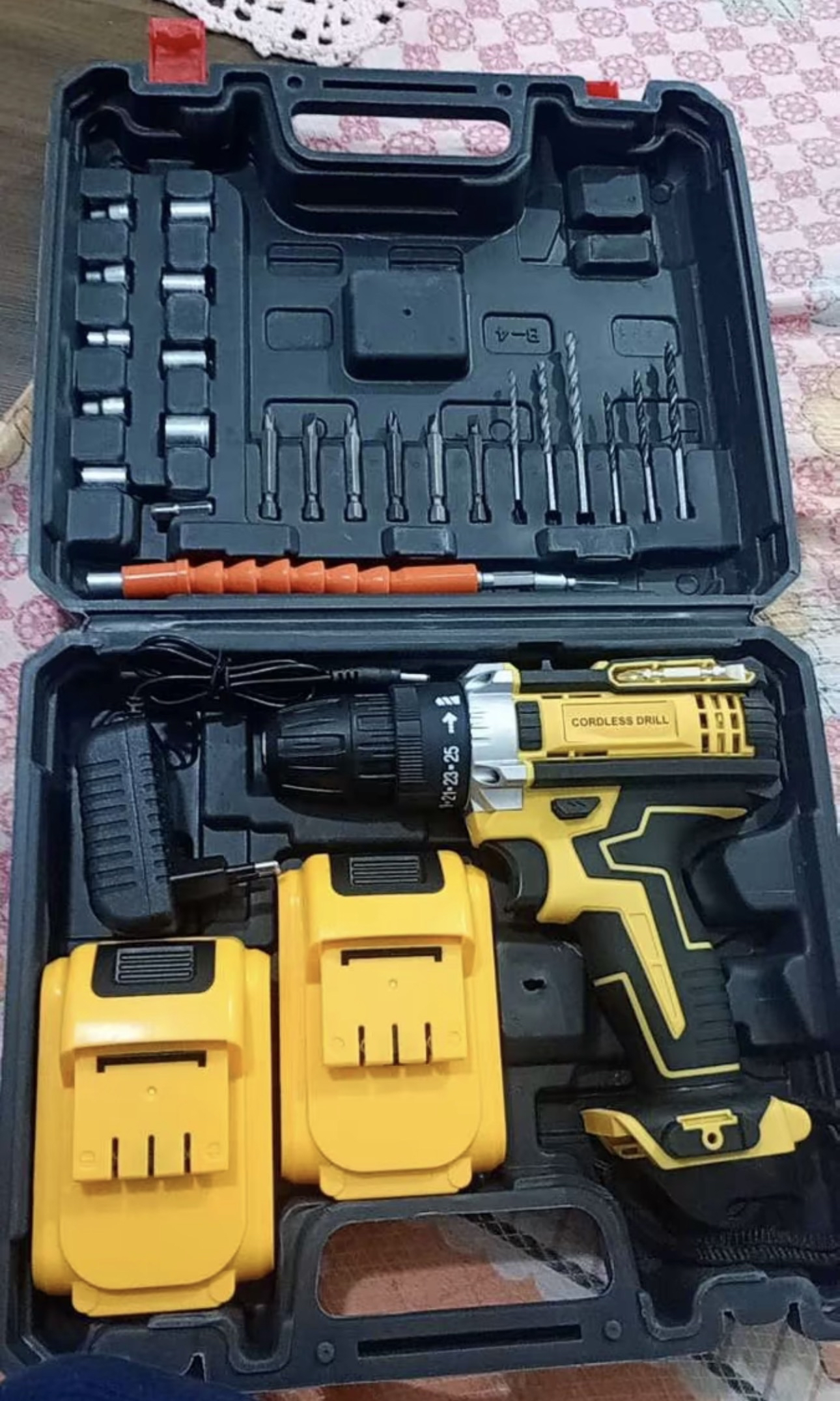 Kit completo furadeira 48V