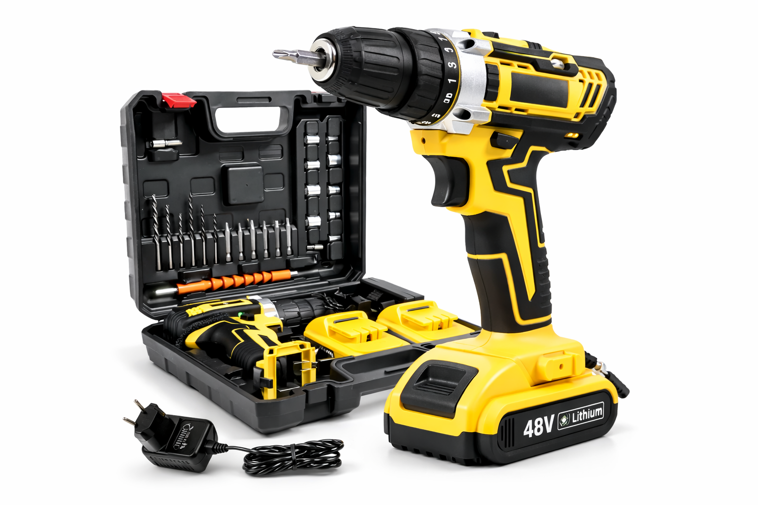 Kit completo com maleta e acessórios